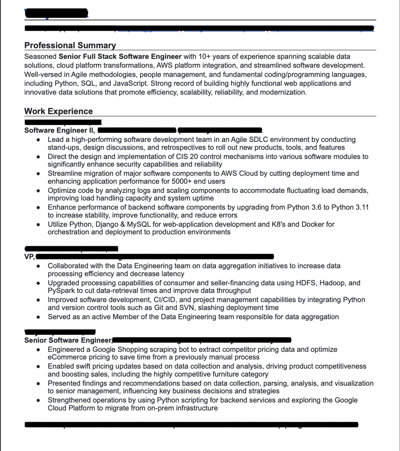 Resume review getting no callbacks - 292e786795e77e6e261fb2632c3dbcdf Res 