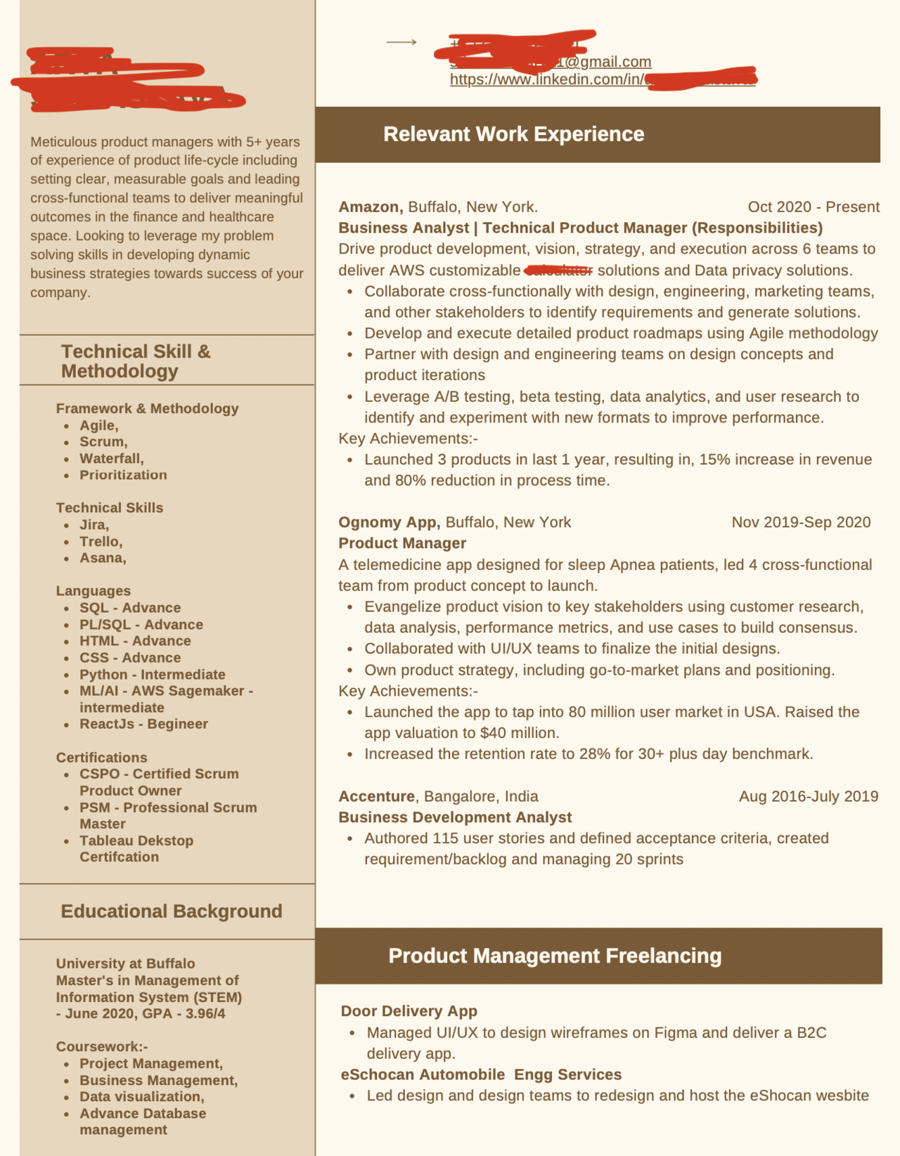 Resume Review | Resume Review - Blind