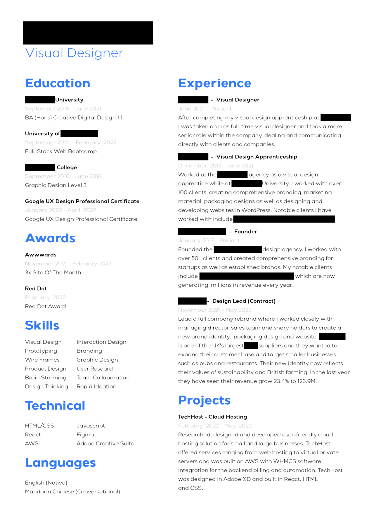 How to switch from graphic design to UI/UX / front end dev? (Resume attached)