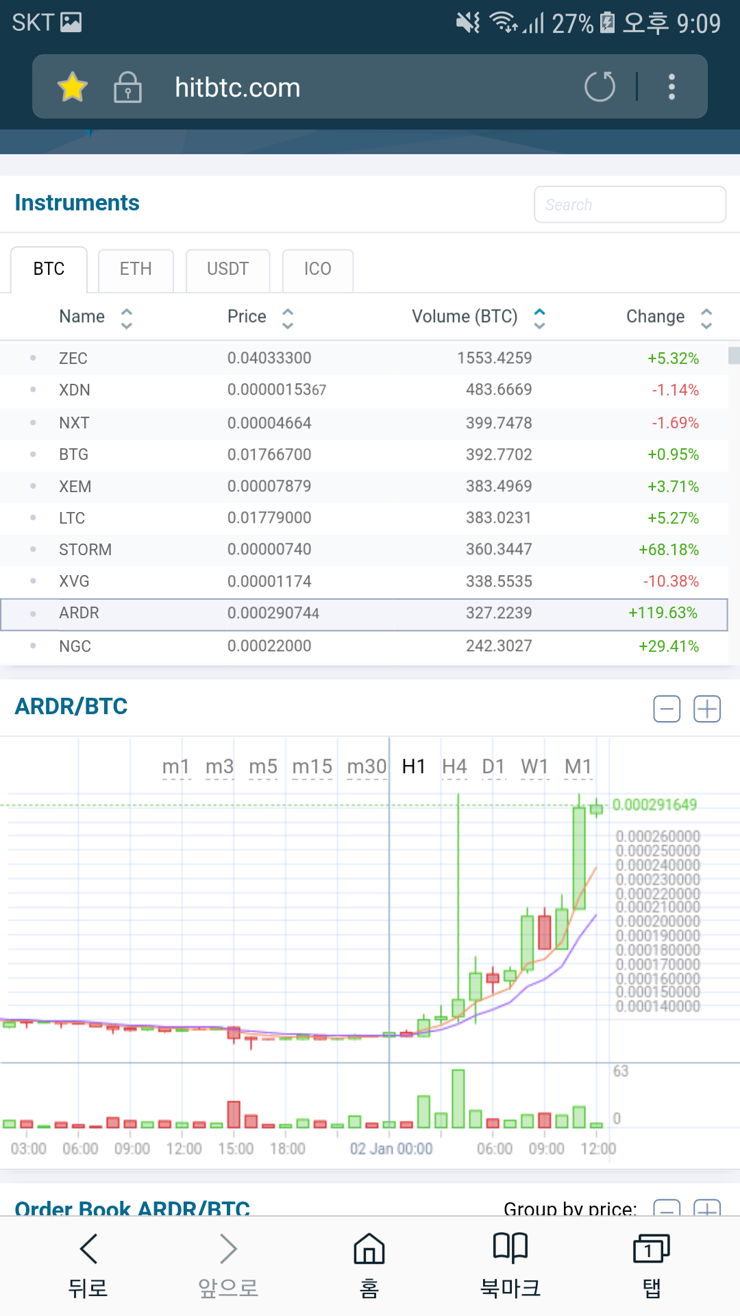 블라인드 | 암호화폐: 아더