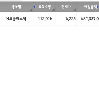 에코플라스틱 샀다