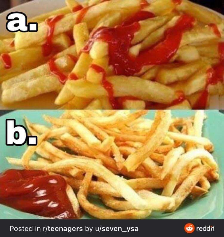 A or B