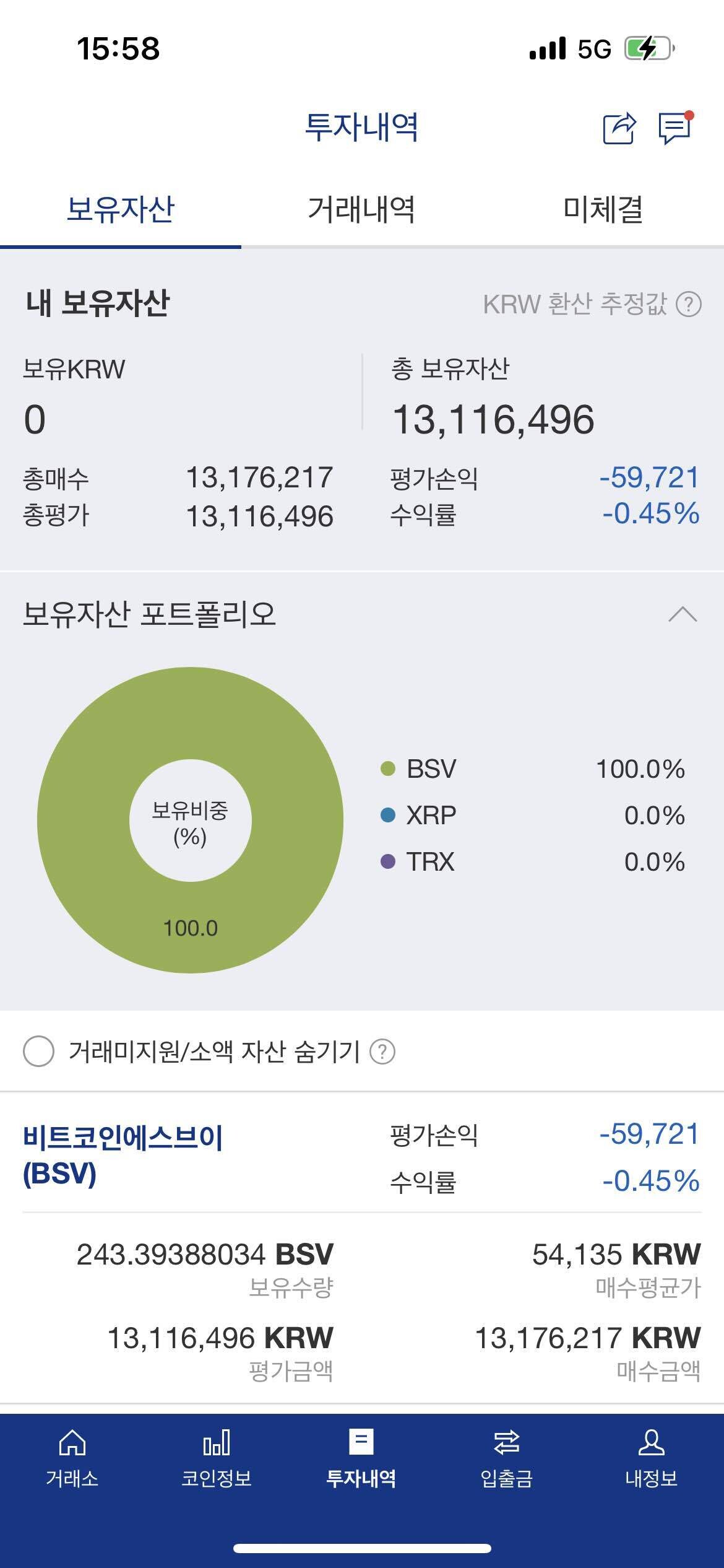 블라인드 | 암호화폐: 스붕이만 남았네