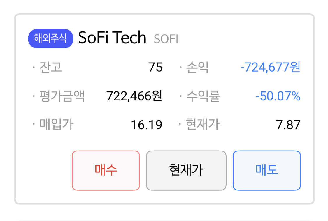 블라인드 | 주식·투자: 소파이 sofi 어떡할까