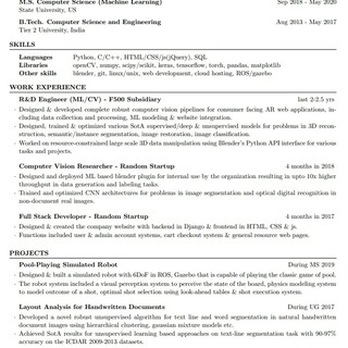 Roast my resume for FAANG ml/cv roles - Blind