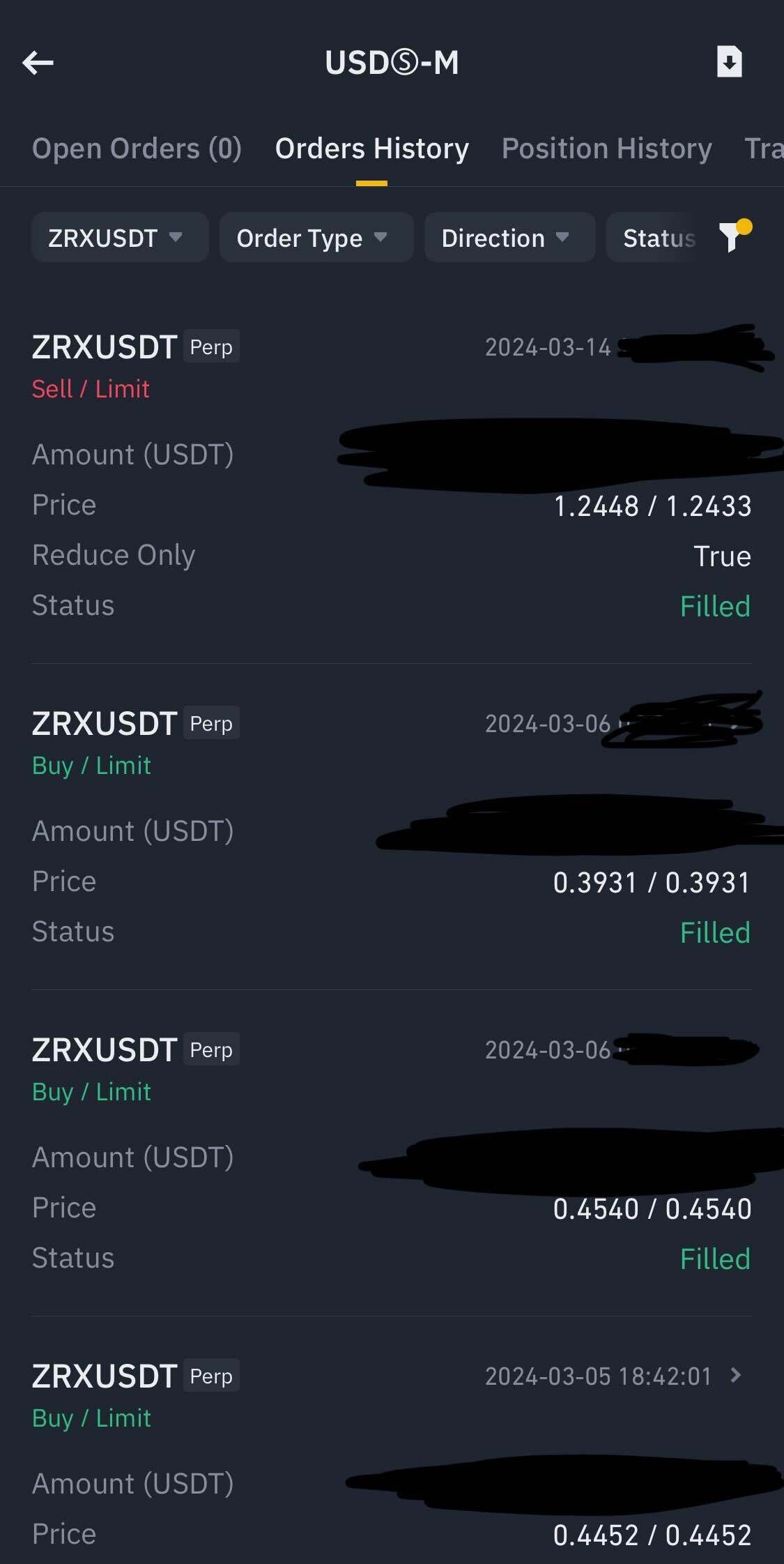 블라인드 | 암호화폐: 3/14 제로엑스 익절