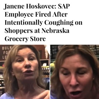 SAP Employee fired after intentionally coughing on fellow shoppers - Blind