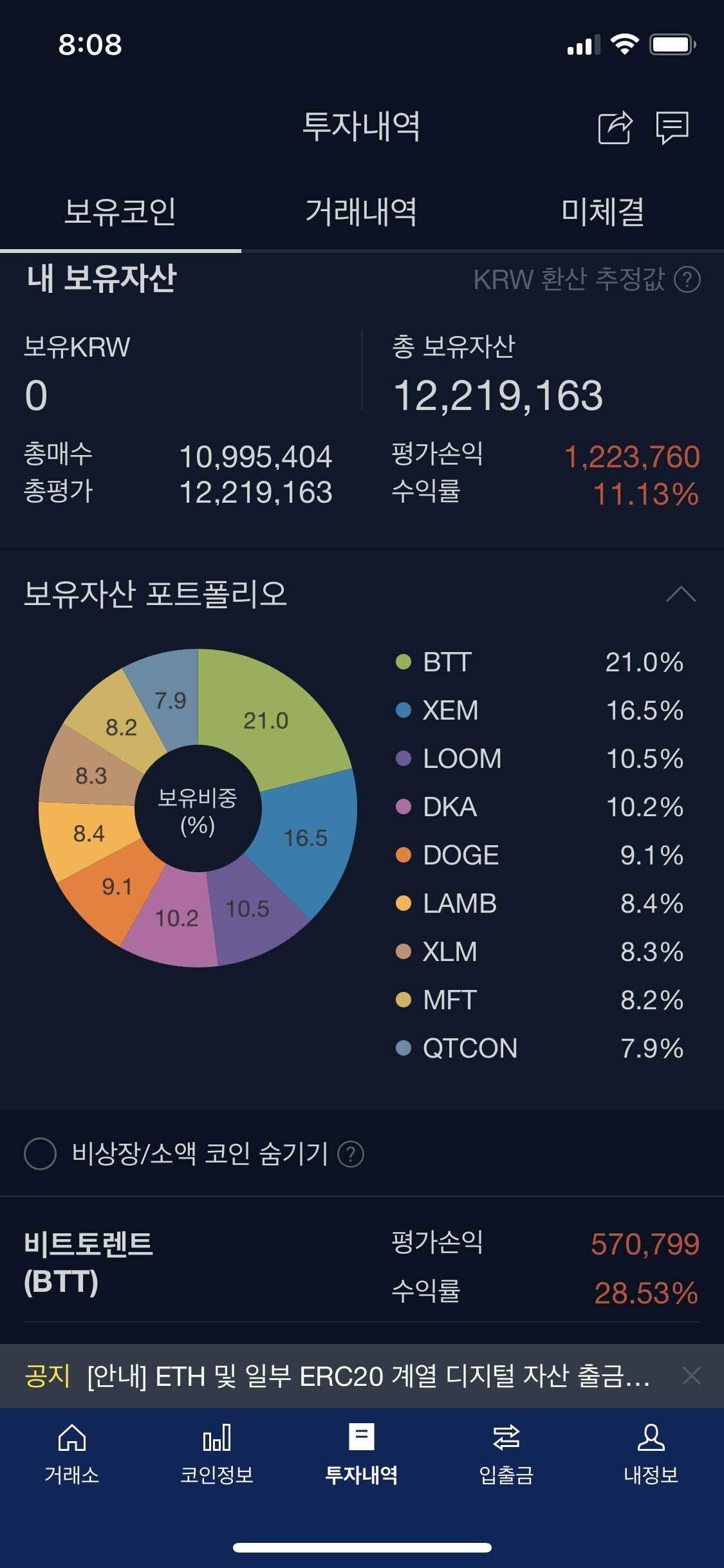 블라인드 | 암호화폐: 코인 시원하게 올라가보자