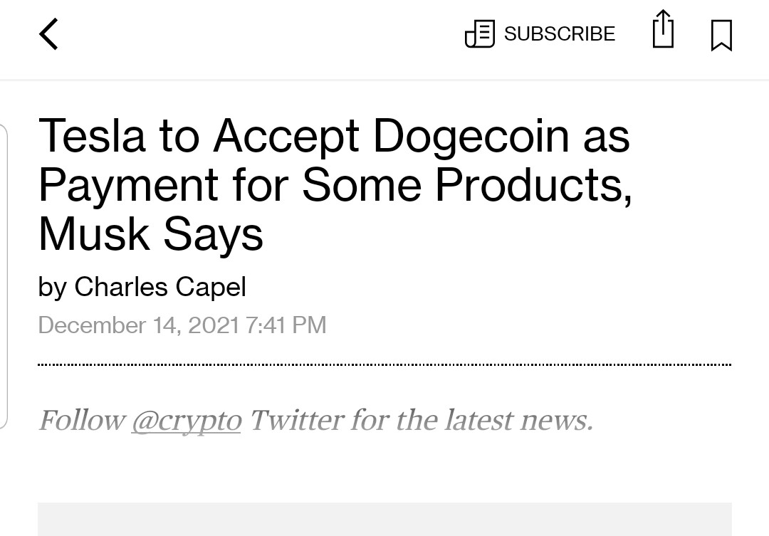 블라인드 | 암호화폐: 도지 Bloomberg 속보도 때림