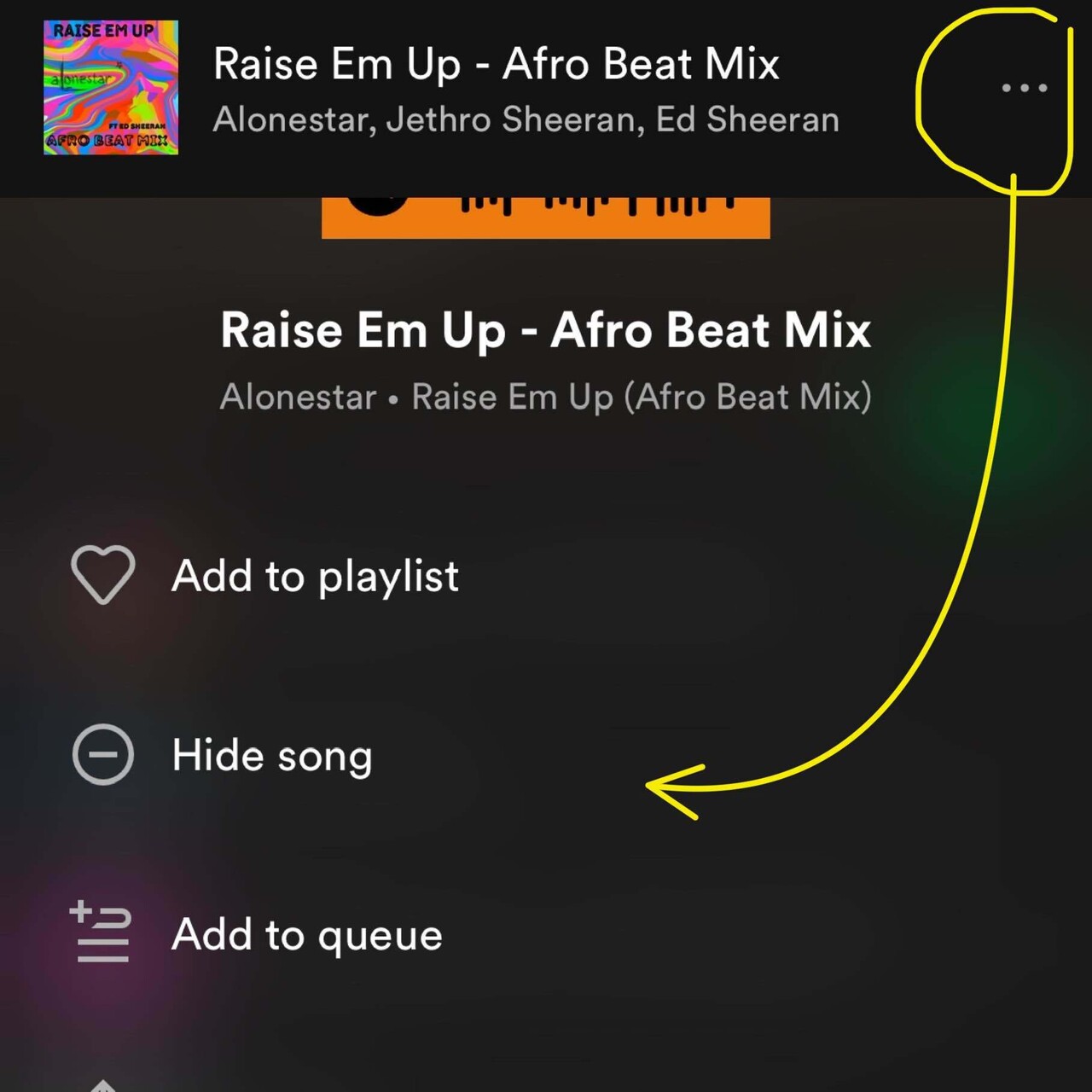 Does spotify have a "dislike" or similar button? Blind