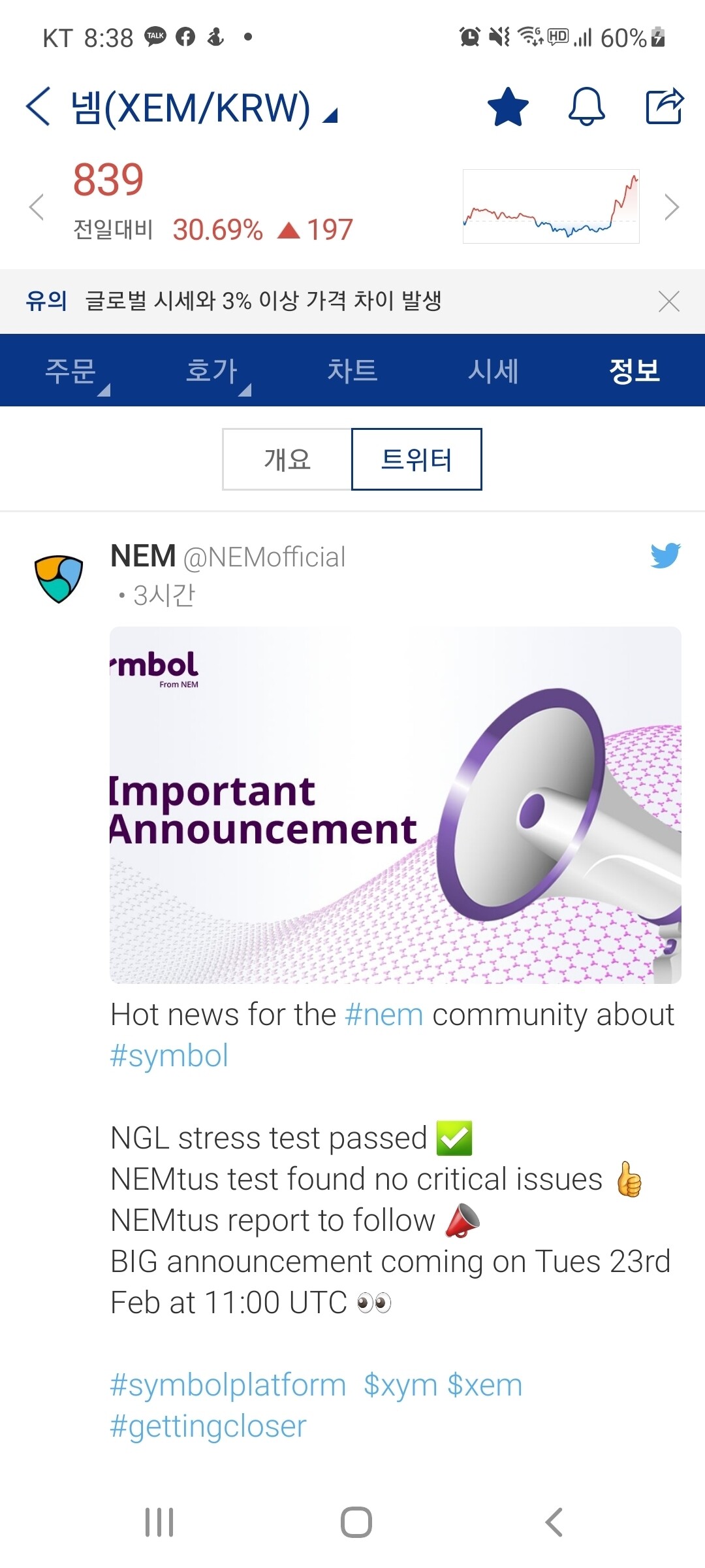 블라인드 | 암호화폐: 넴 에어드랍 한다는데