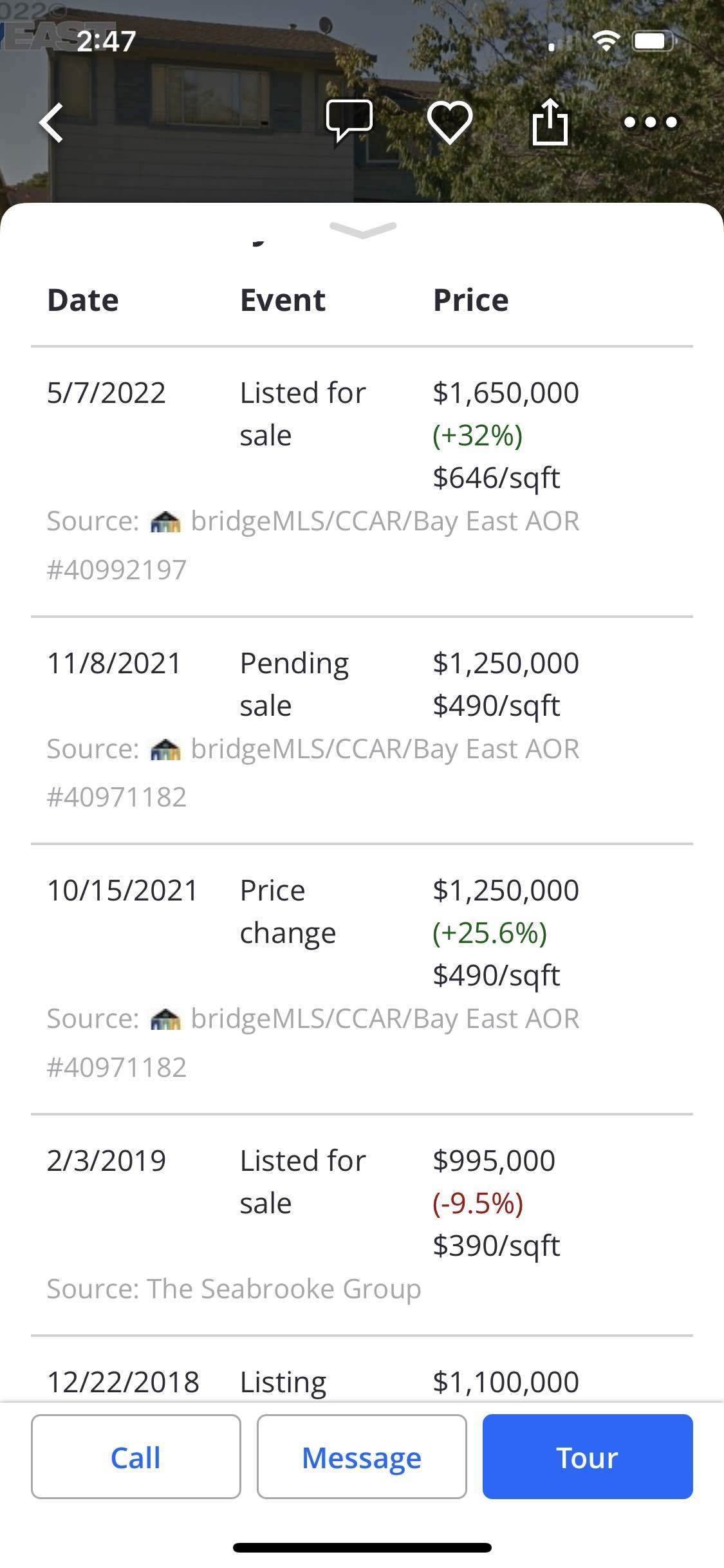 Whats up with redfin not displaying full sales history? Housing Blind
