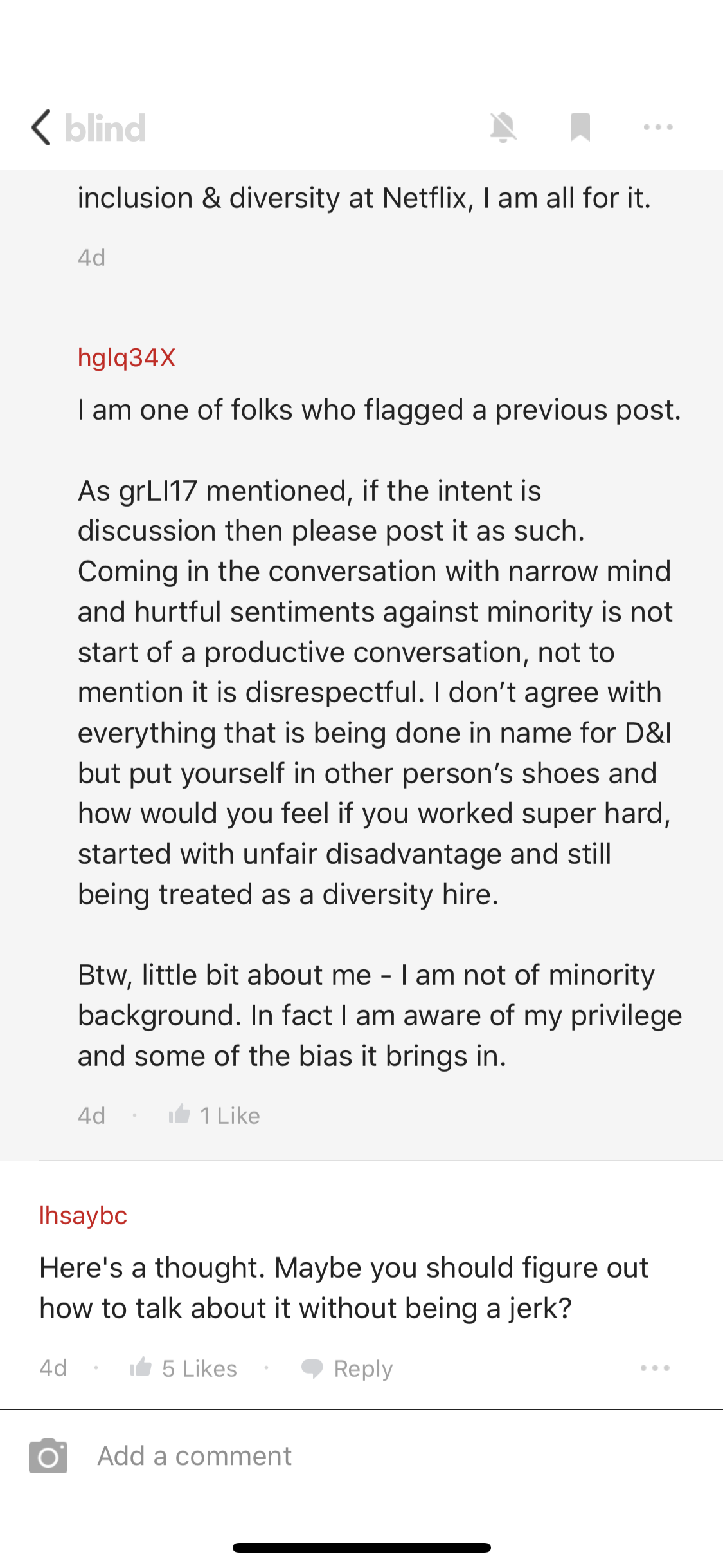 Netflix PCs cancel FoS even on blind