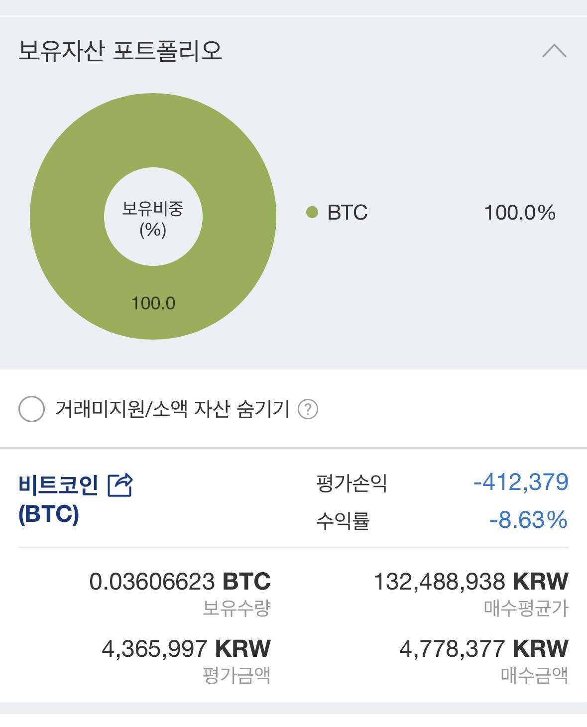 블라인드 | 암호화폐: [적립투자] 비트코인 매집_250310