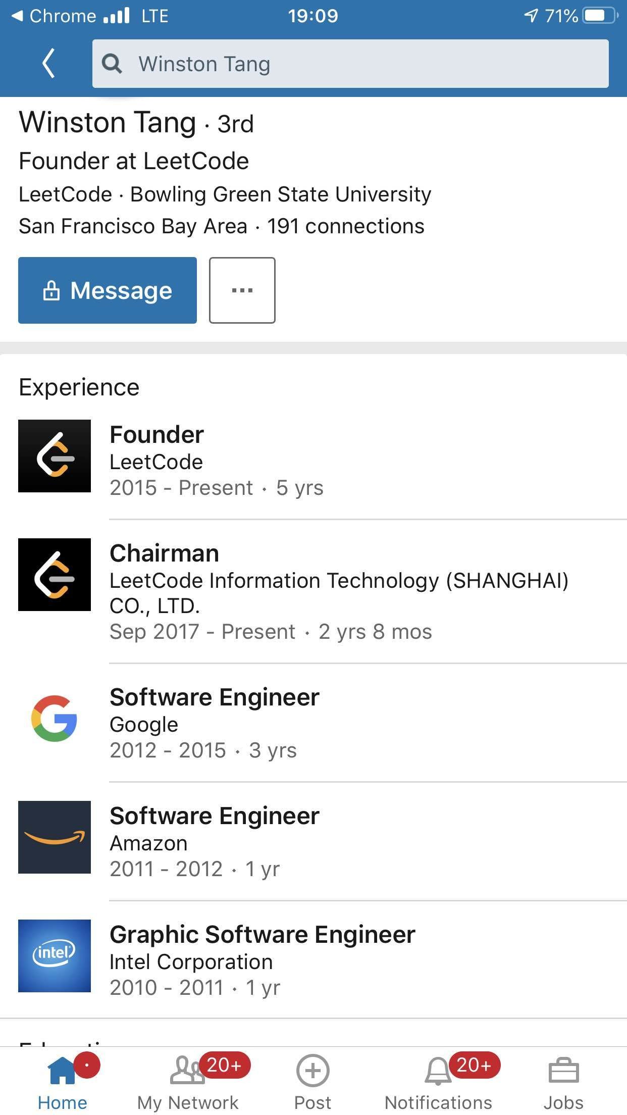 who's the founder of Leetcode? | Misc. - Blind