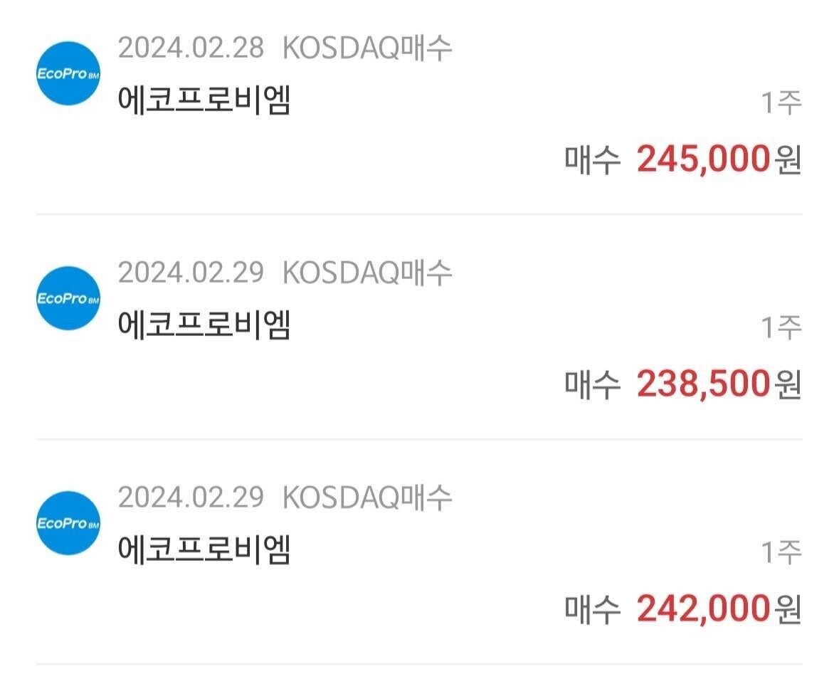 블라인드 | 주식·투자: 에코프로비엠 팔까