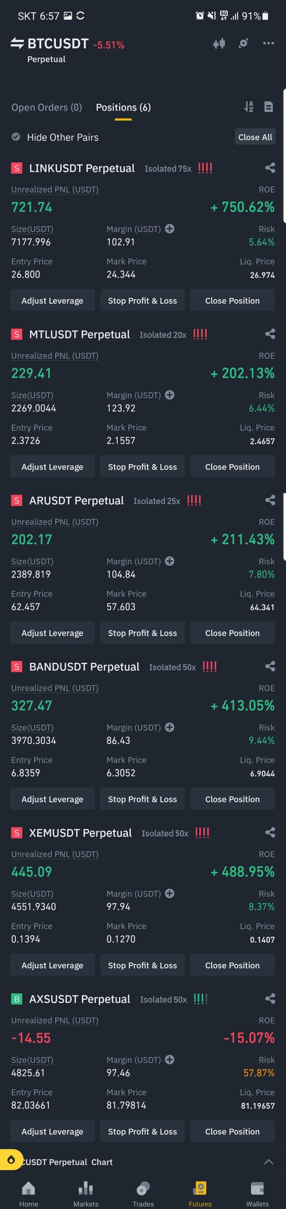 블라인드 | 암호화폐: 레버리지 50배 한번 해봣는데