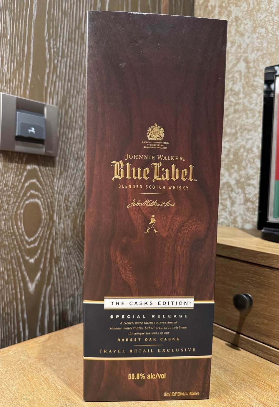 블라인드 | 주류탐험: 블루라벨 캐스크 에디션 1L 샀습니다.