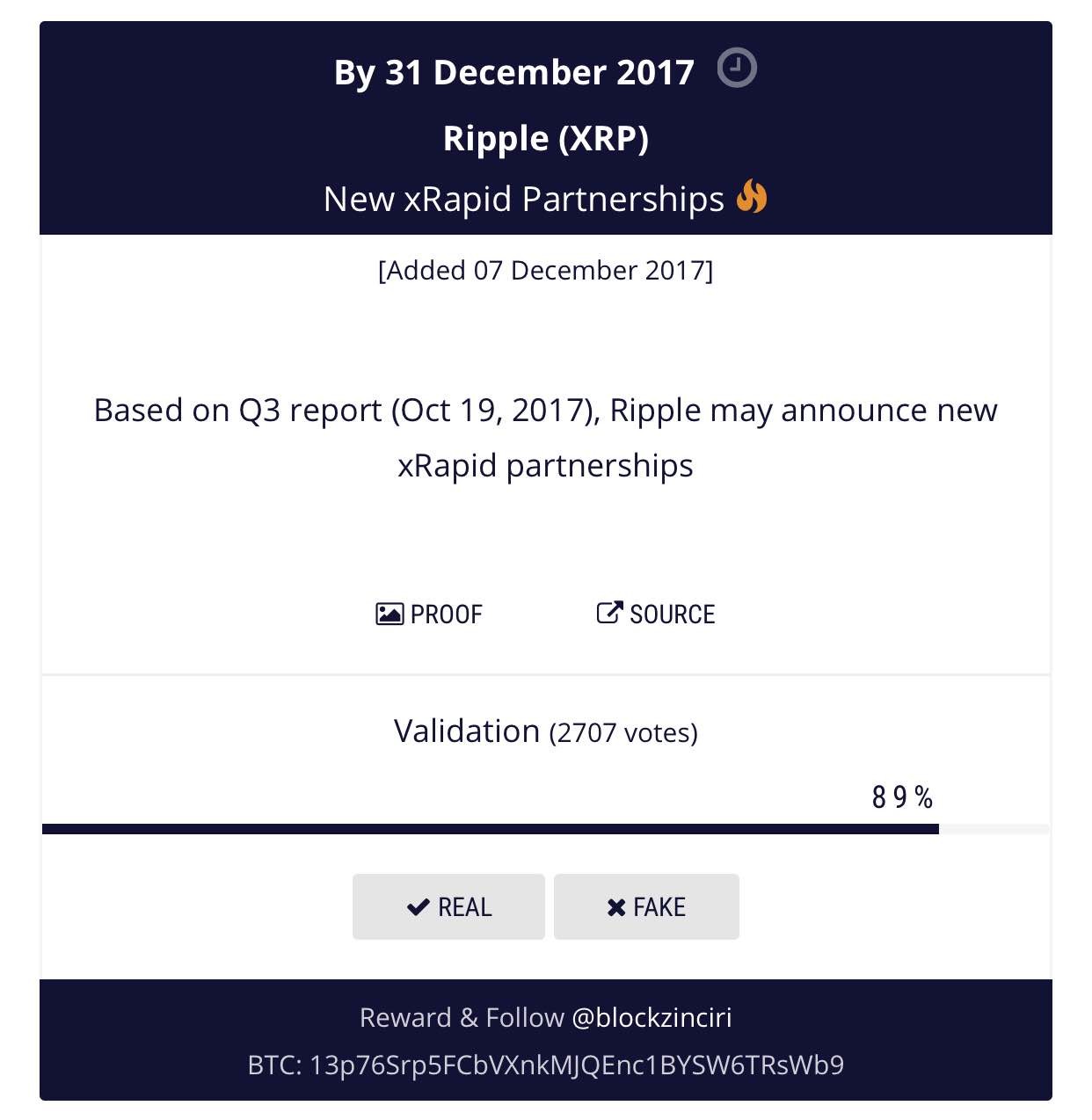 블라인드 | 암호화폐: • 리플 찌라시 소리 답답해서 올립니다. •
