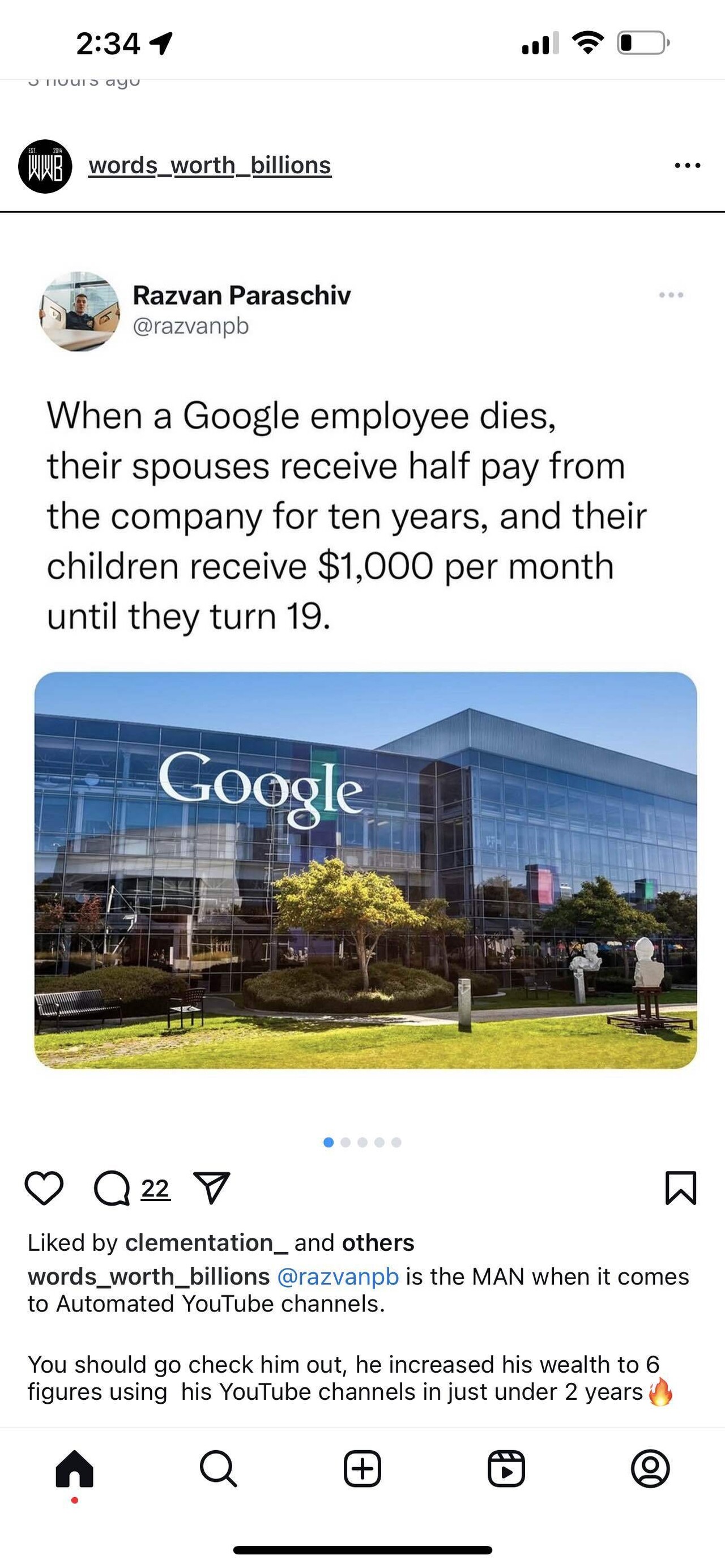 Is this true about google?? Information Technology Career Blind