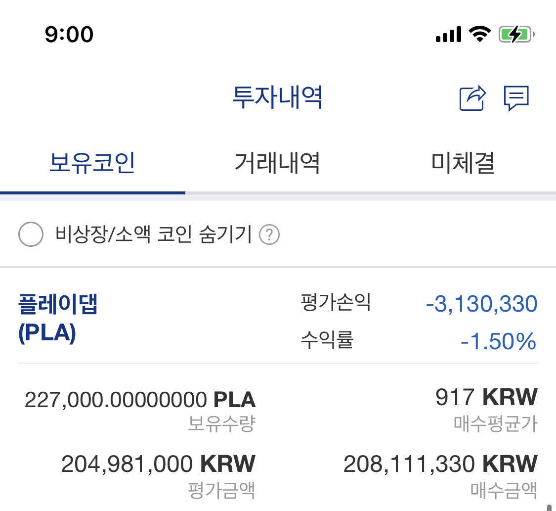 블라인드 | 암호화폐: 어제 매매 일지