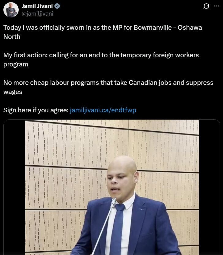 MP Jamil Jivani wants to end Canada's H1B work visa program 🍁 | Tech ...