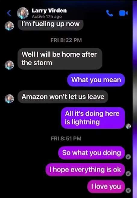 “Amazon won’t let us leave.” 