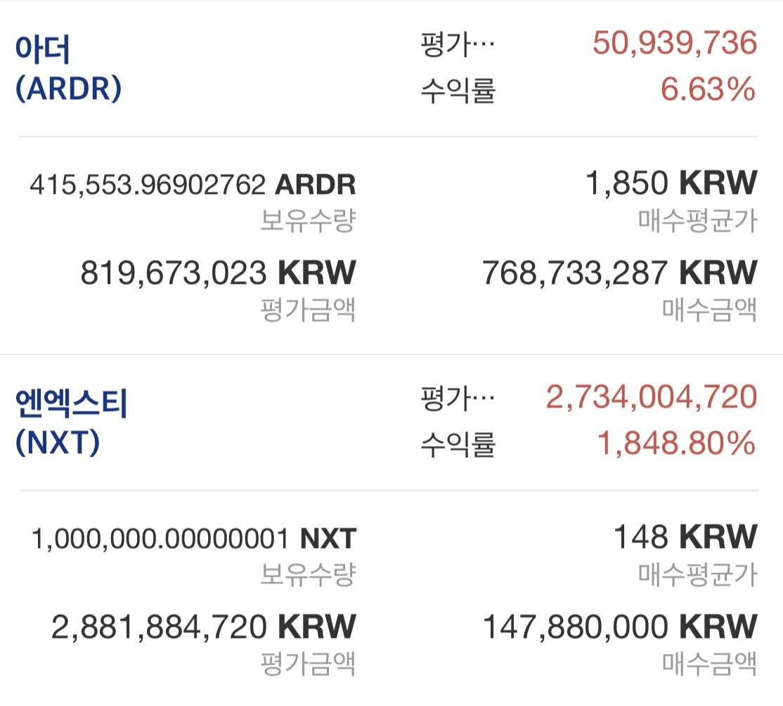 블라인드 | 암호화폐: NXT 수익인증2