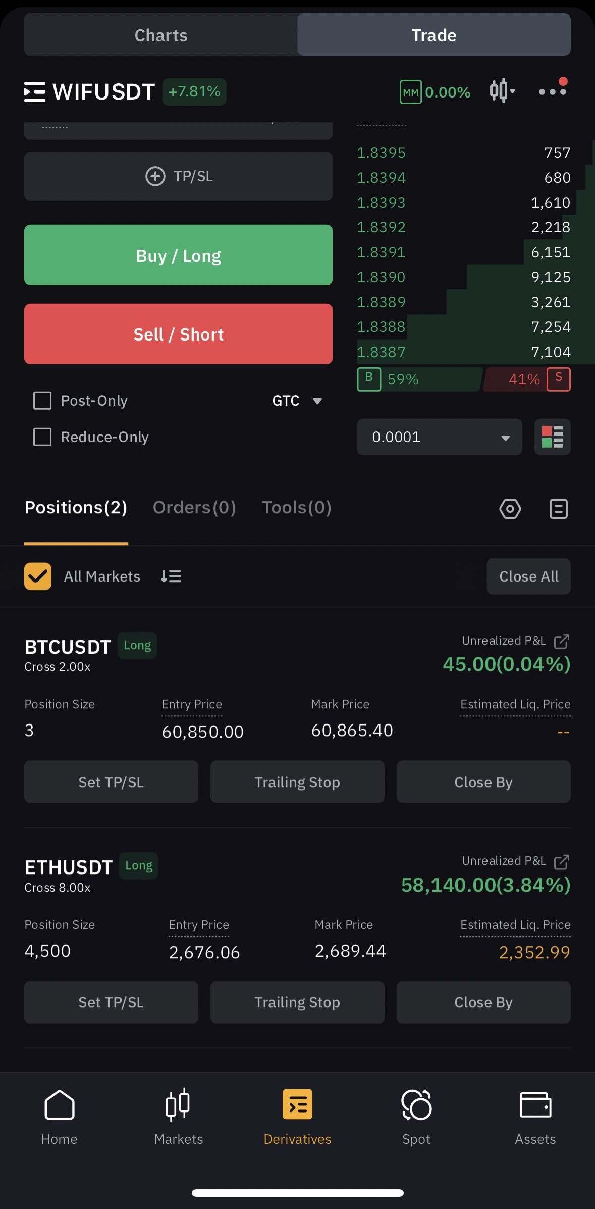 블라인드 | 암호화폐: -