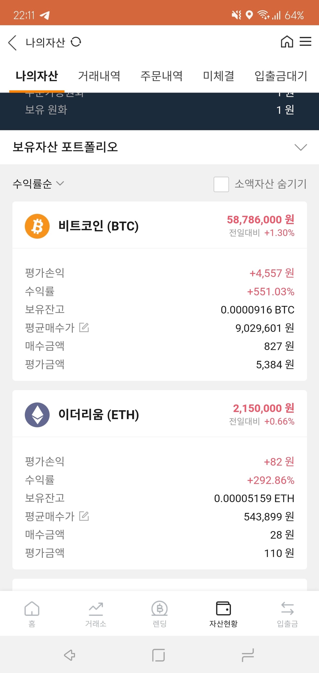 블라인드 | 암호화폐: 비트코인 수익률 200% 인증