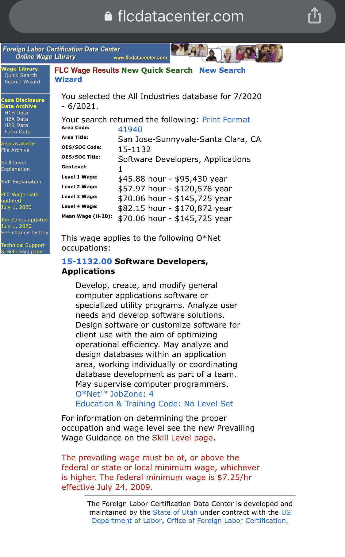 H1b lottery based on wage levels