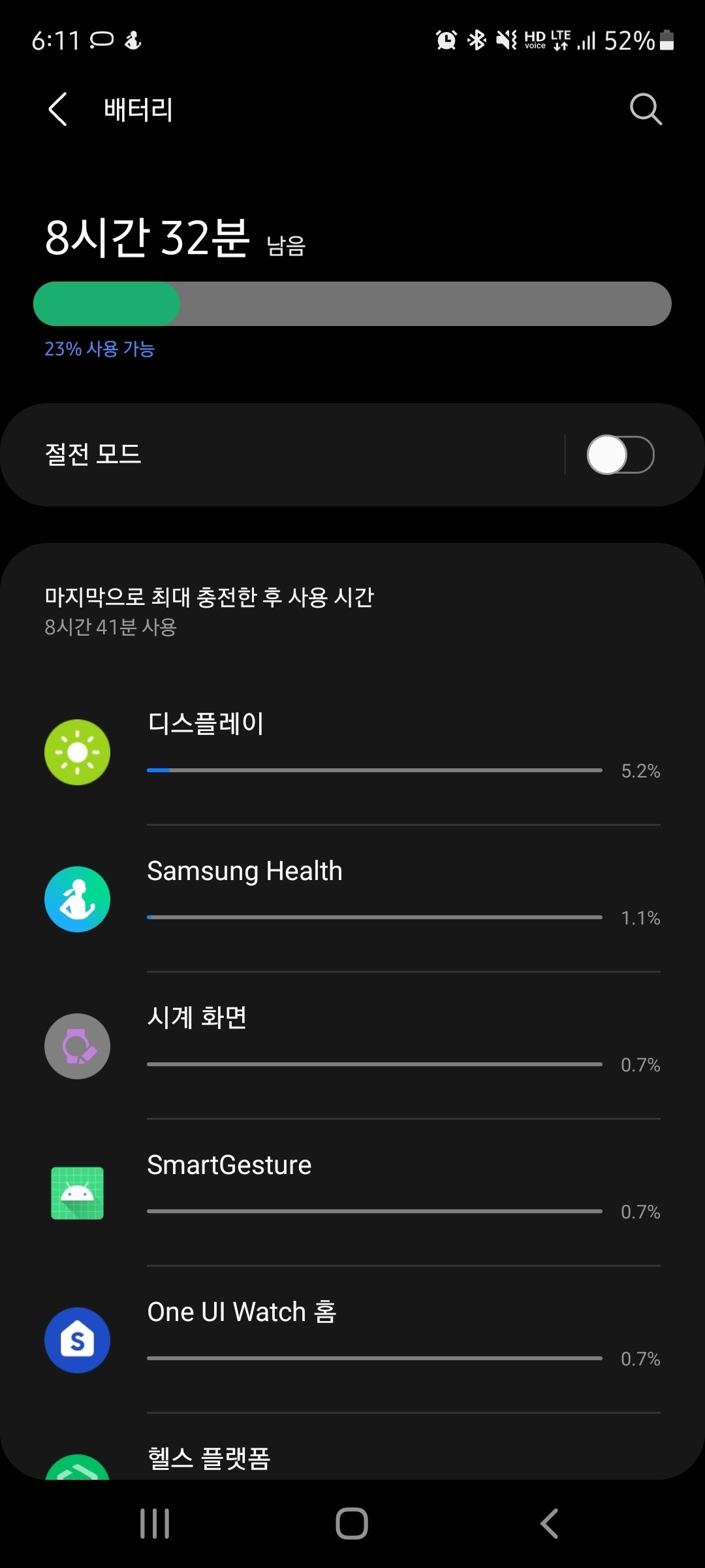 블라인드 | 블라블라: 갤럭시워치4 배터리가 갑자기 빨리닳는데 왜이러지??