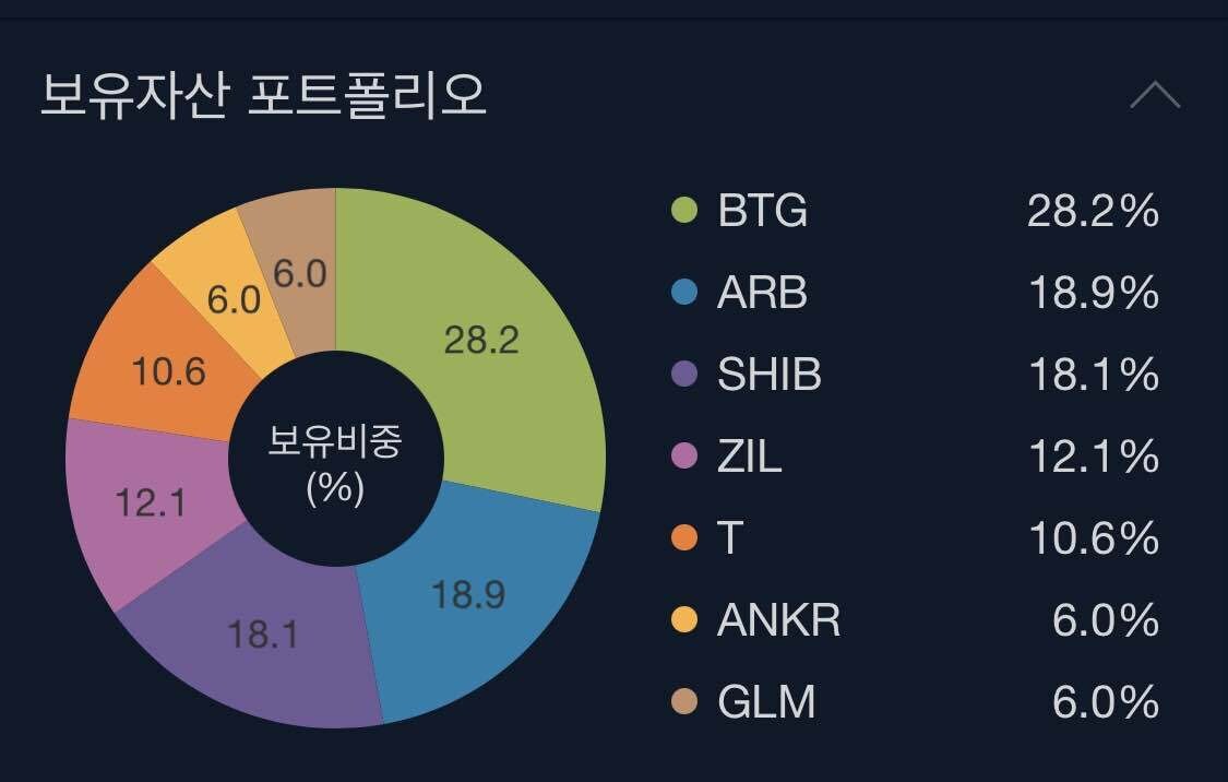 블라인드 | 암호화폐: 막상 구매하고 포폴을 보니까