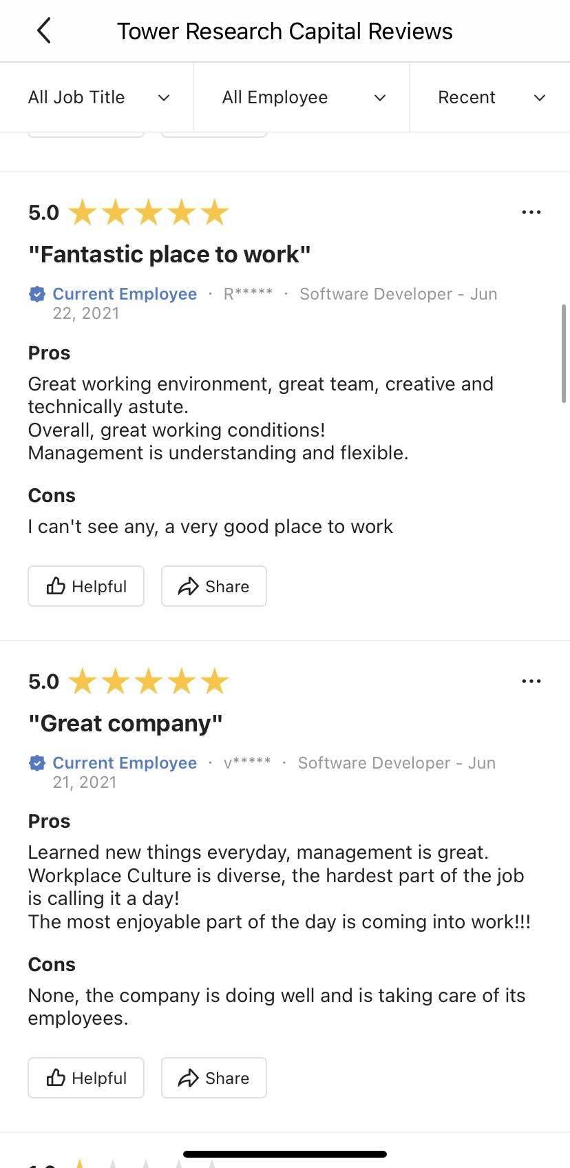 How desperate can companies (Tower Research) get? Fake Blind reviews
