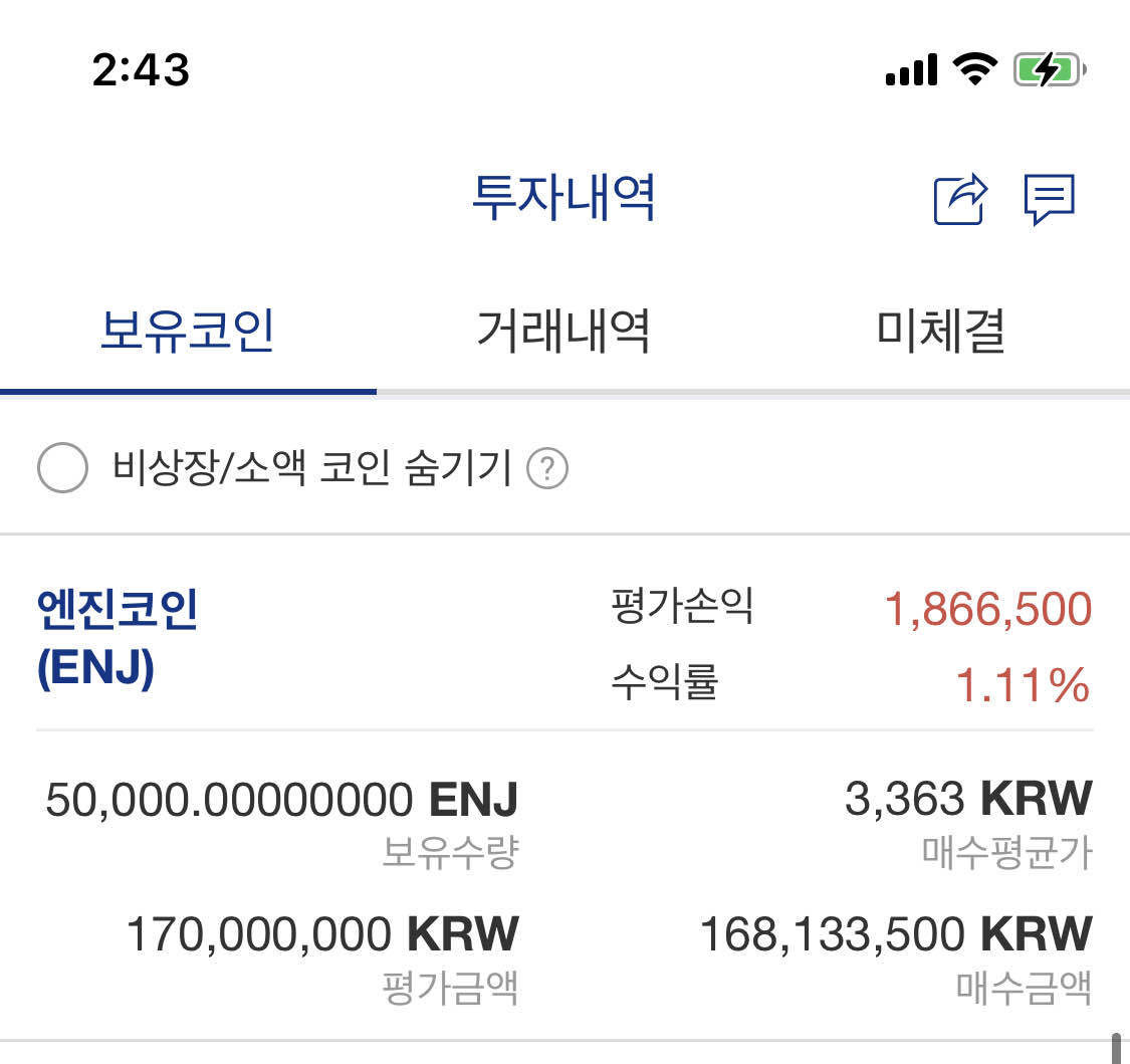 블라인드 | 암호화폐: 새벽 매매 일지