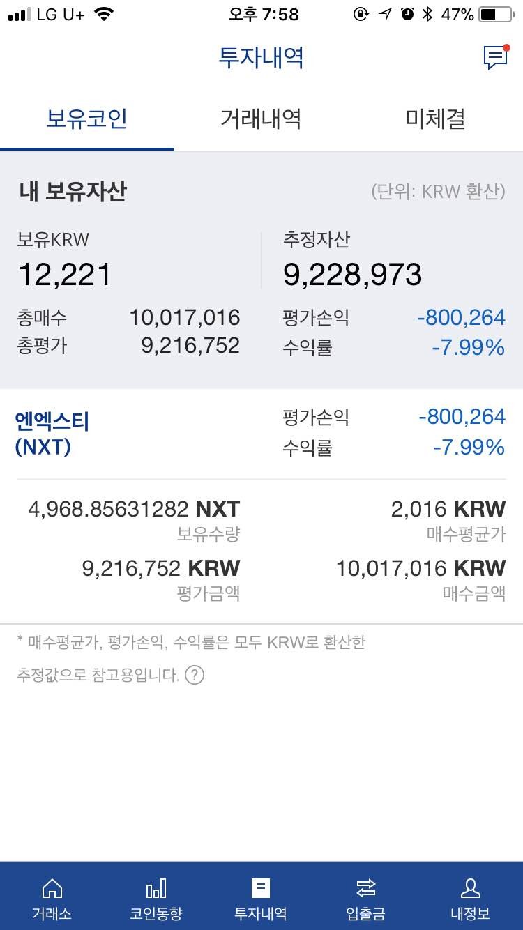 블라인드 | 암호화폐: 물타기실패!