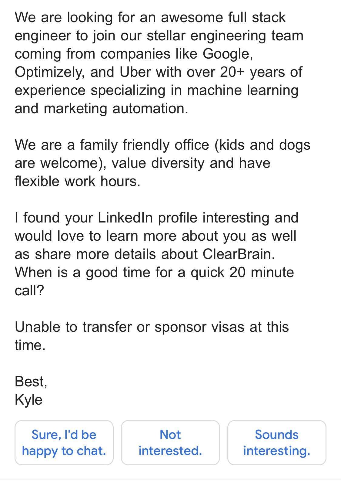 20+ years Machine Learning experience