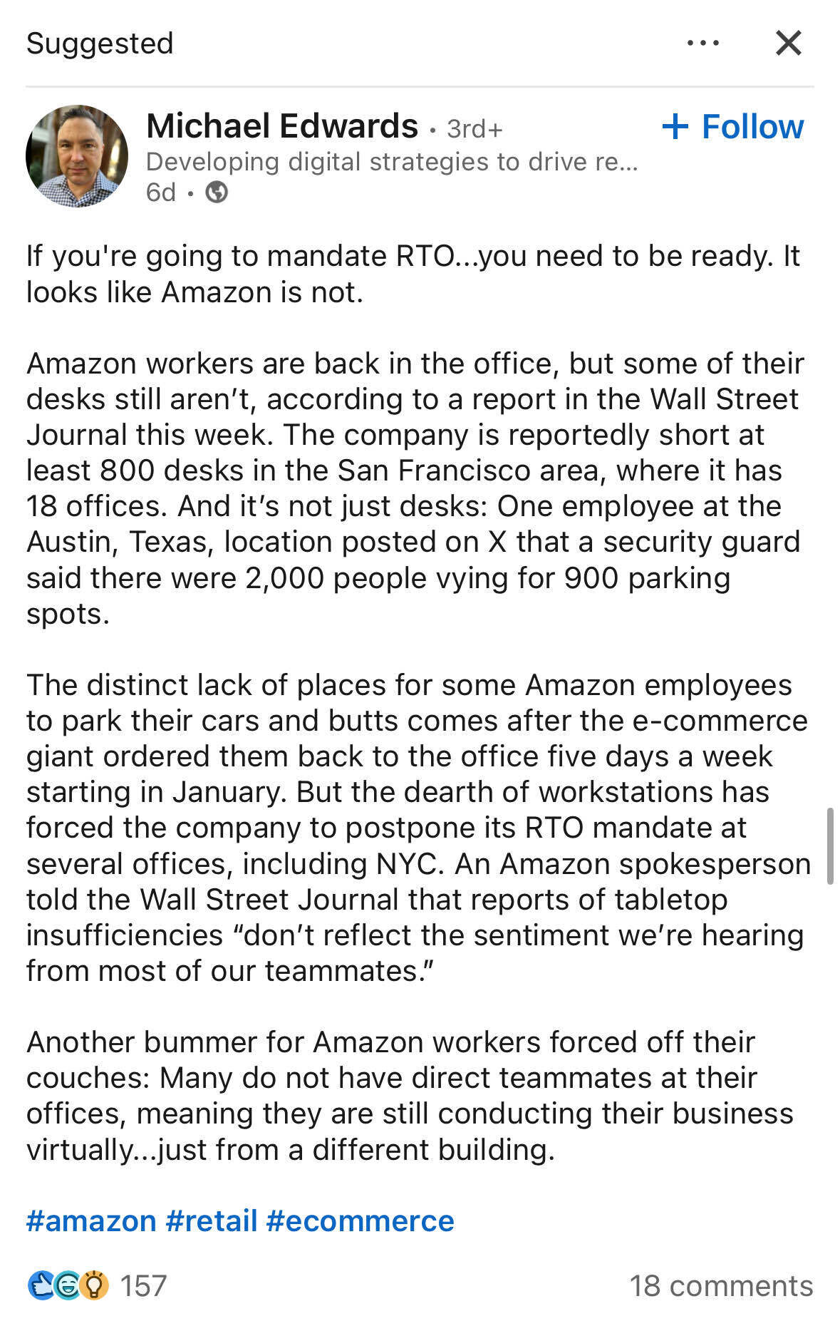 Amazon Rto Twitter Amazon RTO situation is actually hilarious | Tech Industry - Blind