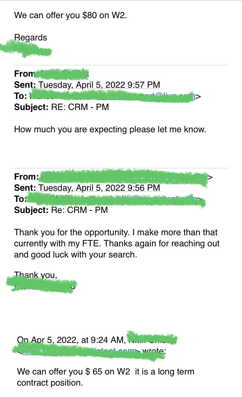 Why recruiters be like that? 