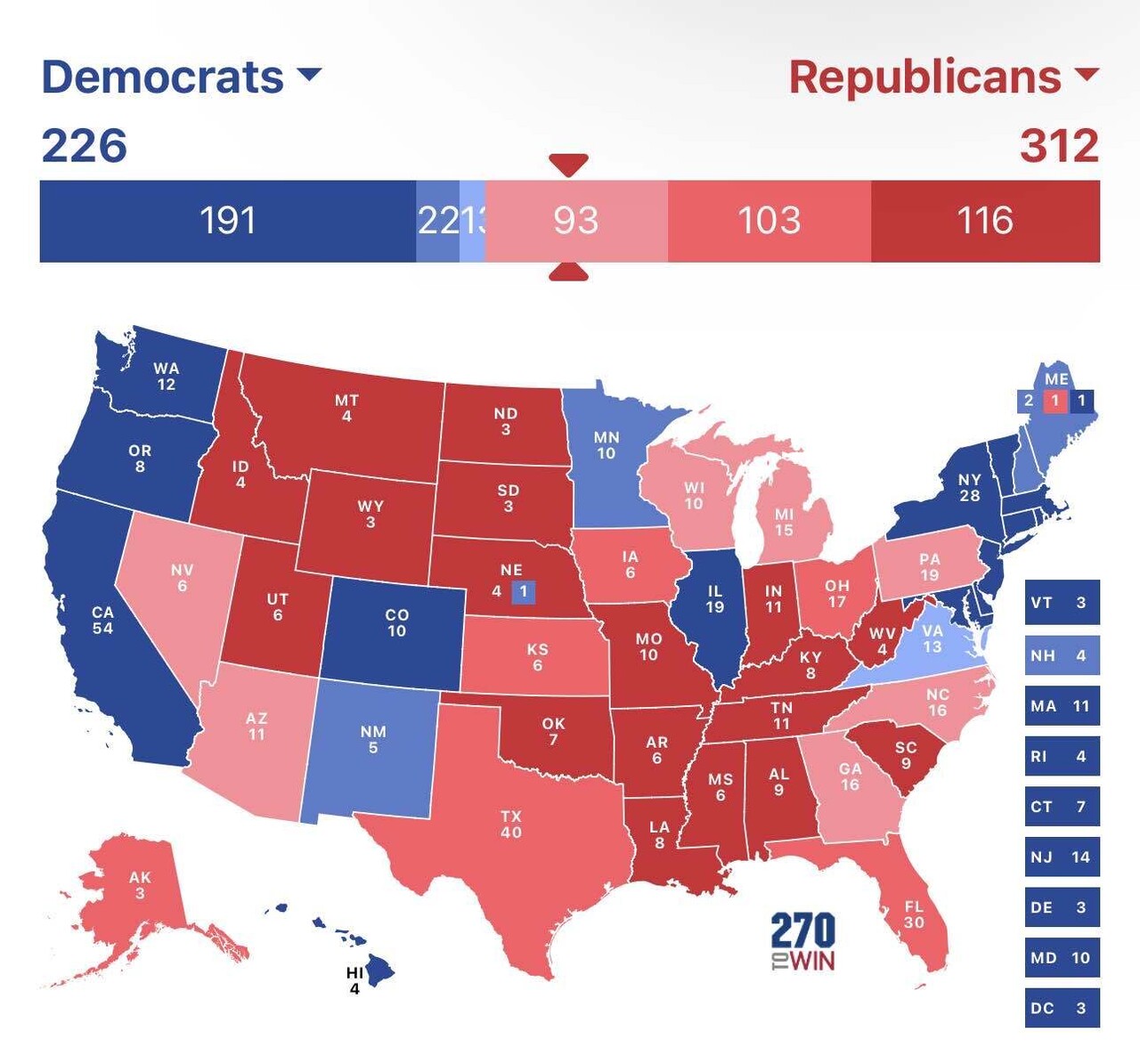 Voting Today Map Post your election maps | White House & Policy - Blind