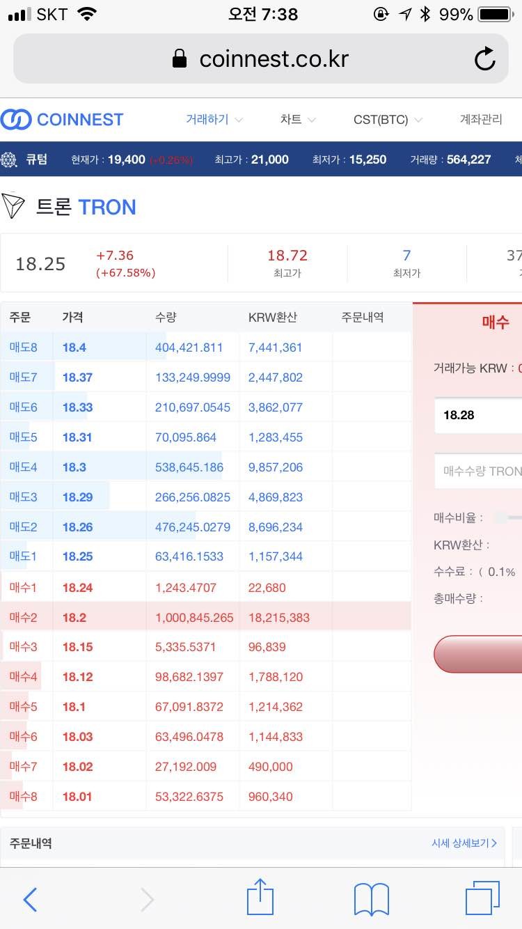블라인드 | 암호화폐: 코인네스트 트론