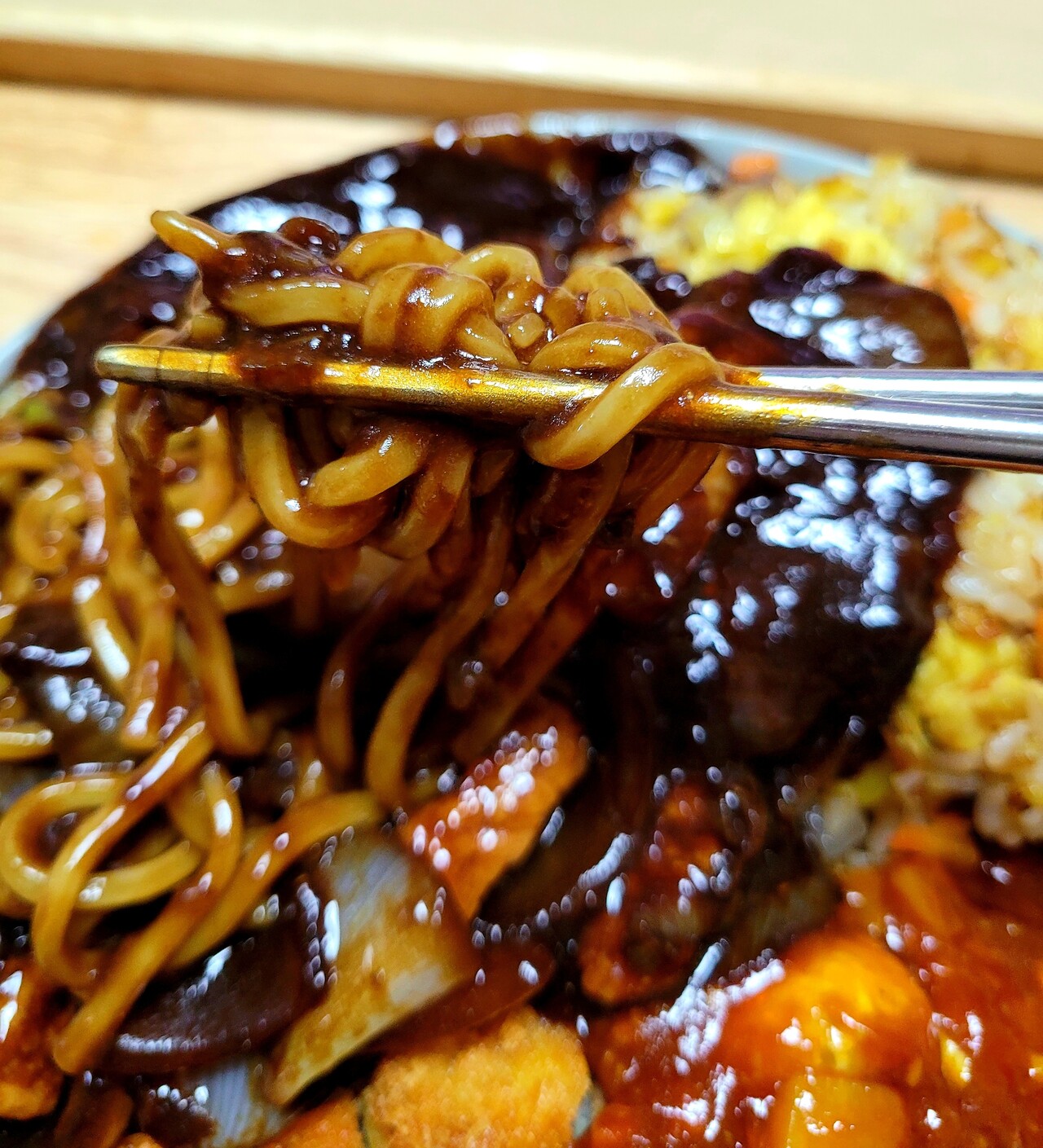 짜장돈까스정식 만들어봤읍니다