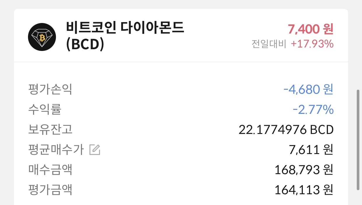 블라인드 | 암호화폐: 빗다 추매