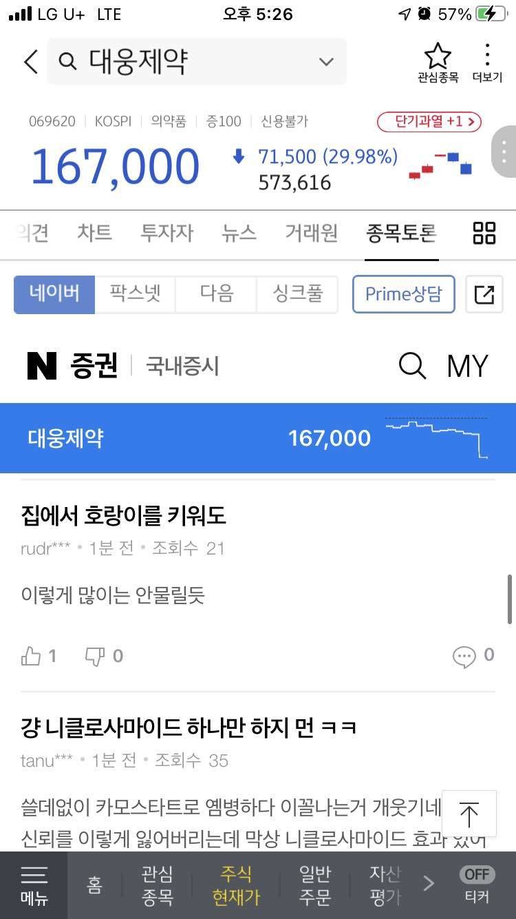 블라인드 | 주식·투자: 대웅제약 종토방 보다가 ㅋㅋㅋ