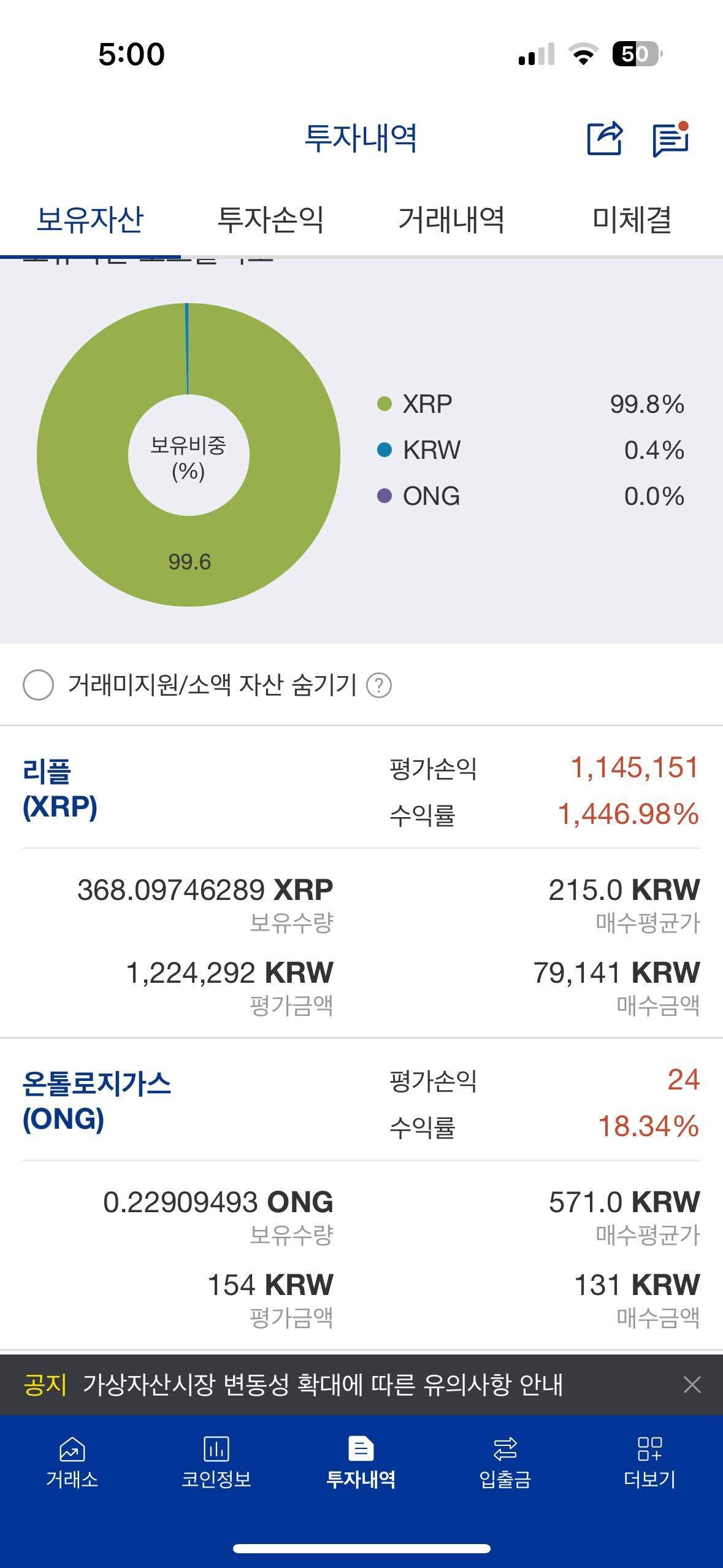블라인드 | 암호화폐: 요즘 리플 많이 올랐다길래..