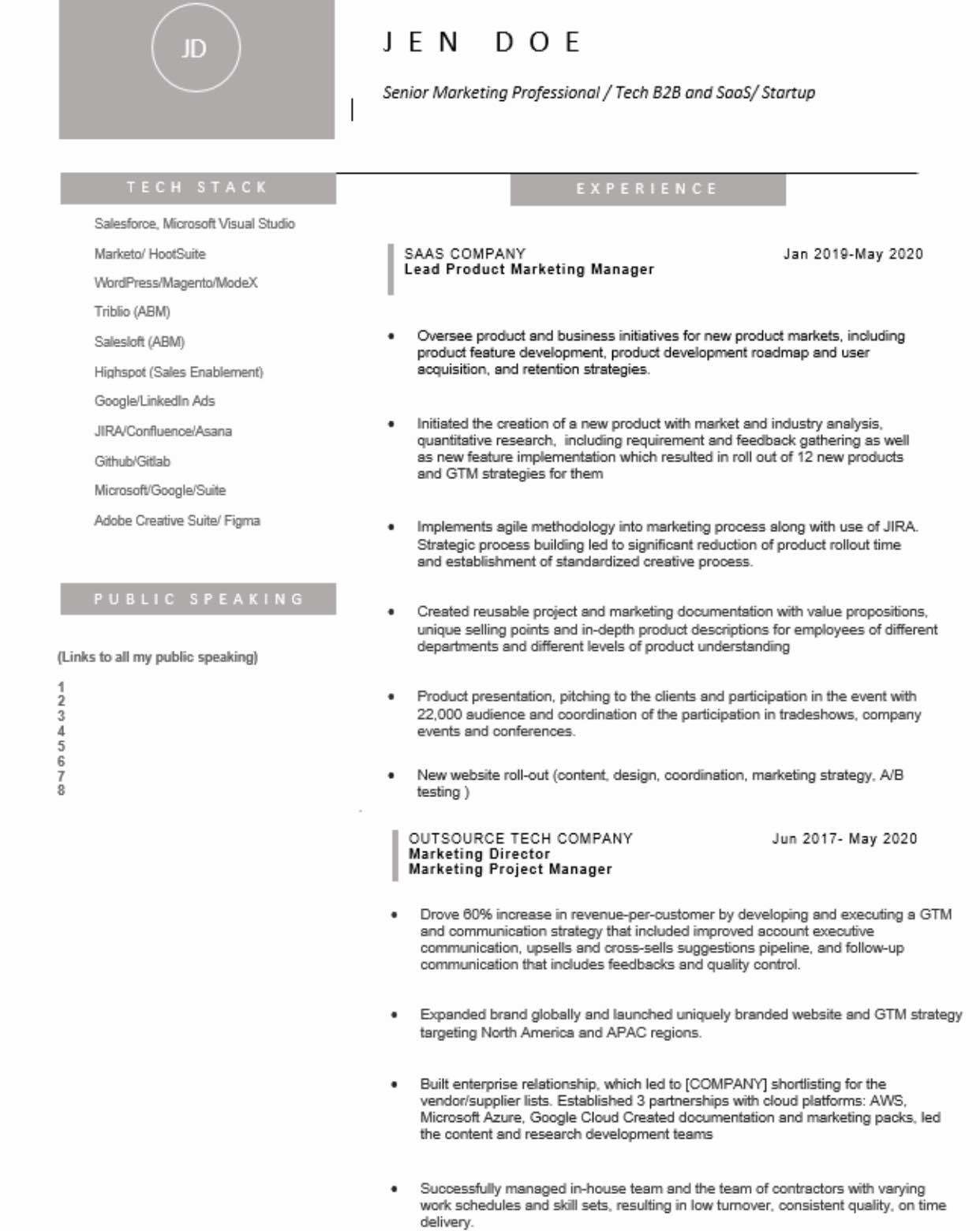 Roast my resume